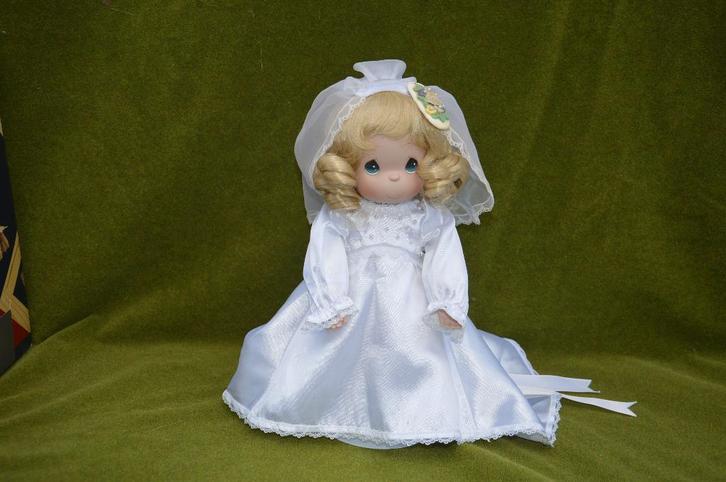 Precious Moments pop, Bruidje, Ashton- Drake Galleries 1998, Verzamelen, Poppen, Gebruikt, Pop, Ophalen of Verzenden