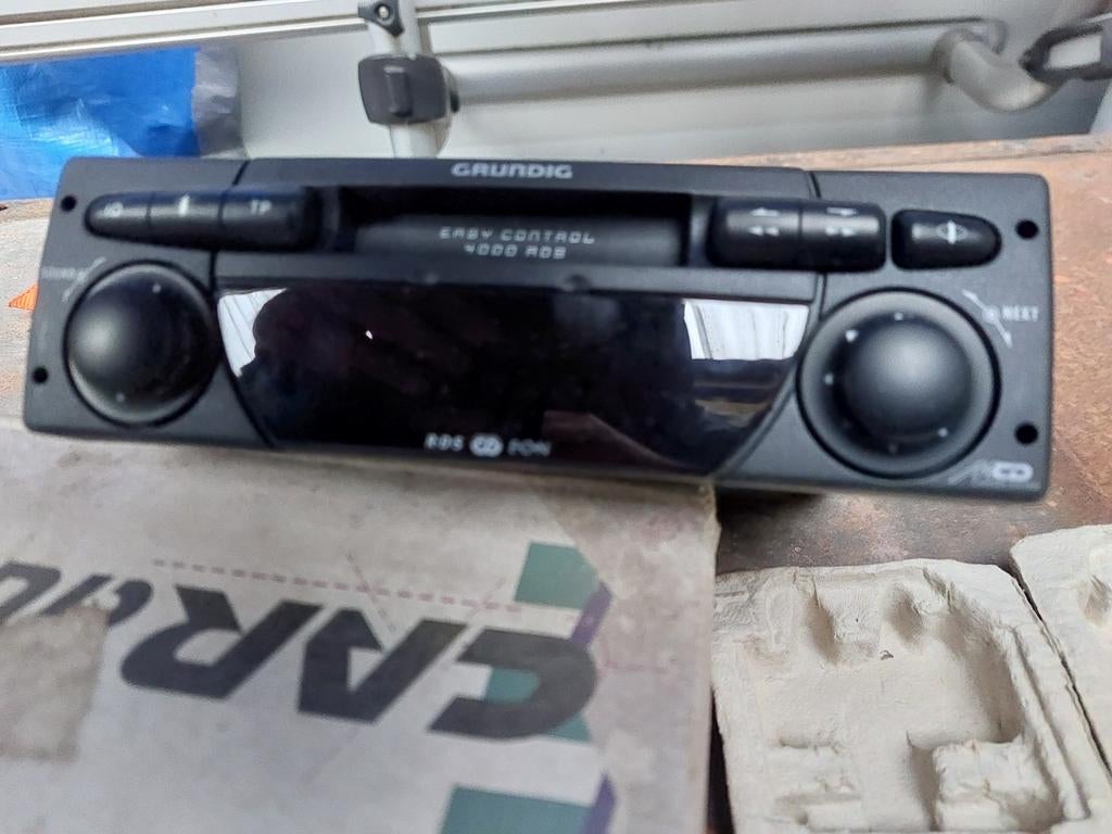 Grundig EC 4000 RDS Autoradio - Klassiek Model, Ophalen of Verzenden, Gebruikt