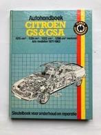Autohandboek van Kluwer      Citroën GS & GSA  1971 - 1983, Auto diversen, Handleidingen en Instructieboekjes, Ophalen of Verzenden