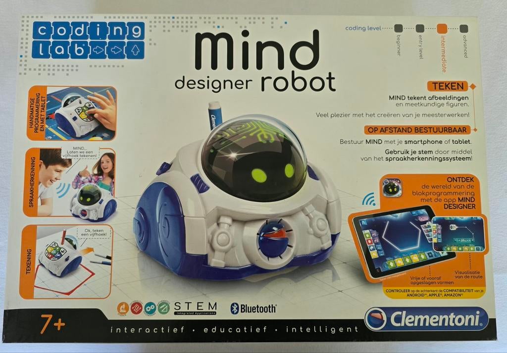 Clementoni Mind Designer Robot - Interactief & Educatief, Ophalen of Verzenden, Nieuw, Knutselen, Met geluid