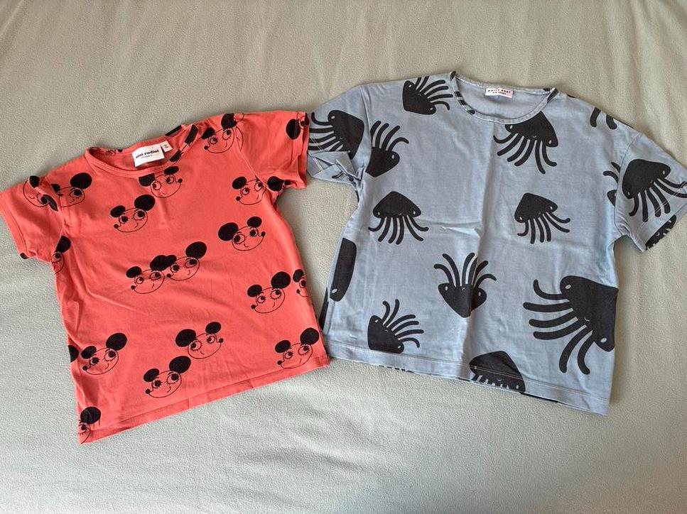 T-shirts Mini Rodini & Daily Brat 110-122, Ophalen of Verzenden, Zo goed als nieuw, Jongen of Meisje, Shirt of Longsleeve