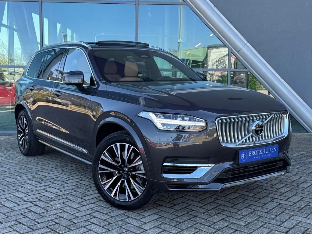 Volvo XC90 2.0 T8 Recharge AWD Ultimate Bright 455pk Luchtve, Gebruikt, Beige, 4 cilinders, 1969 cc