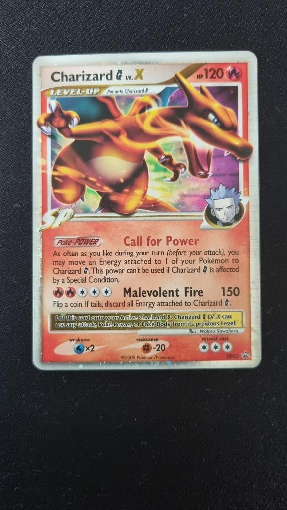 Charizard [G] LV.X (DPPR 45), Ophalen of Verzenden, Zo goed als nieuw, Losse kaart, Foil