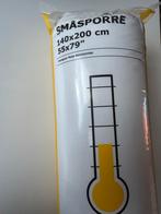 IKEA SMÅSPORRE dekbedovertrek eenpersoons 140x200 cm, Huis en Inrichting, Ophalen, Eenpersoons, Wit, Dekbedovertrek