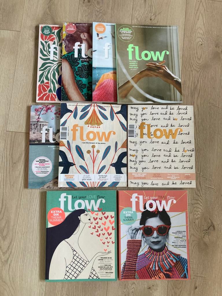Flow jaargang 2022 - inclusief 2 dikke thema nummers, Ophalen of Verzenden, Gelezen, Lichaam en Geest