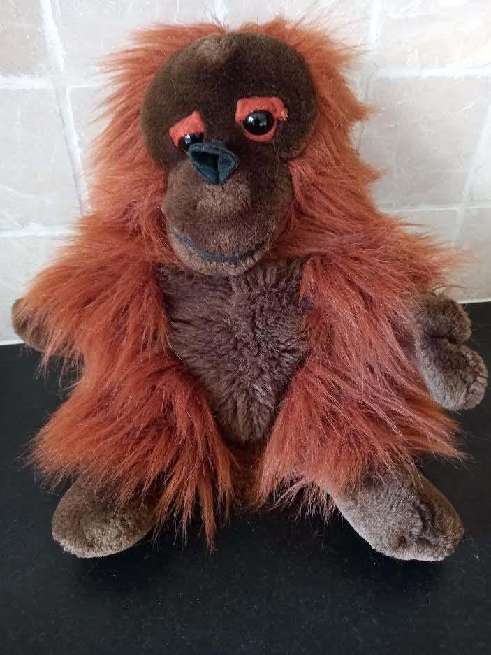 Handpop orang oetan aap, Ophalen of Verzenden, Zo goed als nieuw, Overige typen