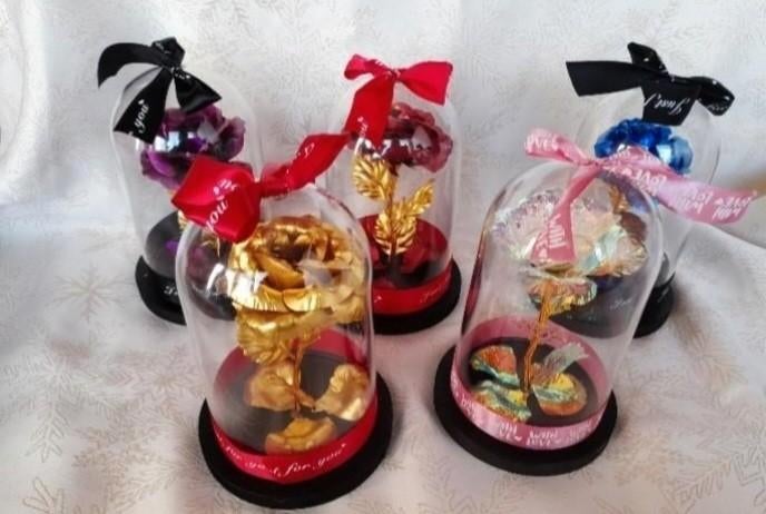 Eeuwige roos in stolp, Ophalen of Verzenden