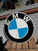 Vintage BMW Emaille Reclame Bord - Uniek Decoratiestuk, Ophalen, Reclamebord, Gebruikt, .
