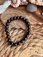 Boho Armband met Donkerrode Kralen, Overige materialen, Nieuw, Ophalen of Verzenden, Met bedels of kralen