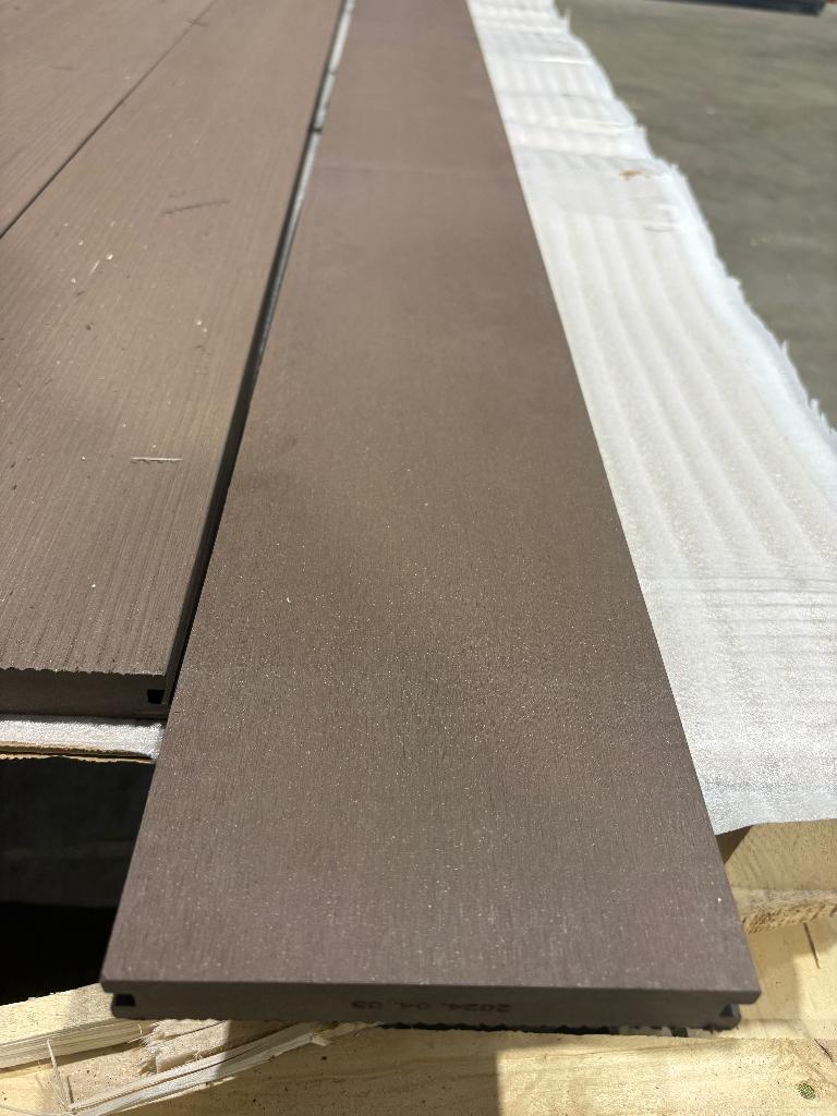 Composiet planken bruin – 12 stuks (4m en 3m), Tuin en Terras, Terrasdelen en Vlonders, Ophalen, Nieuw, Composiet