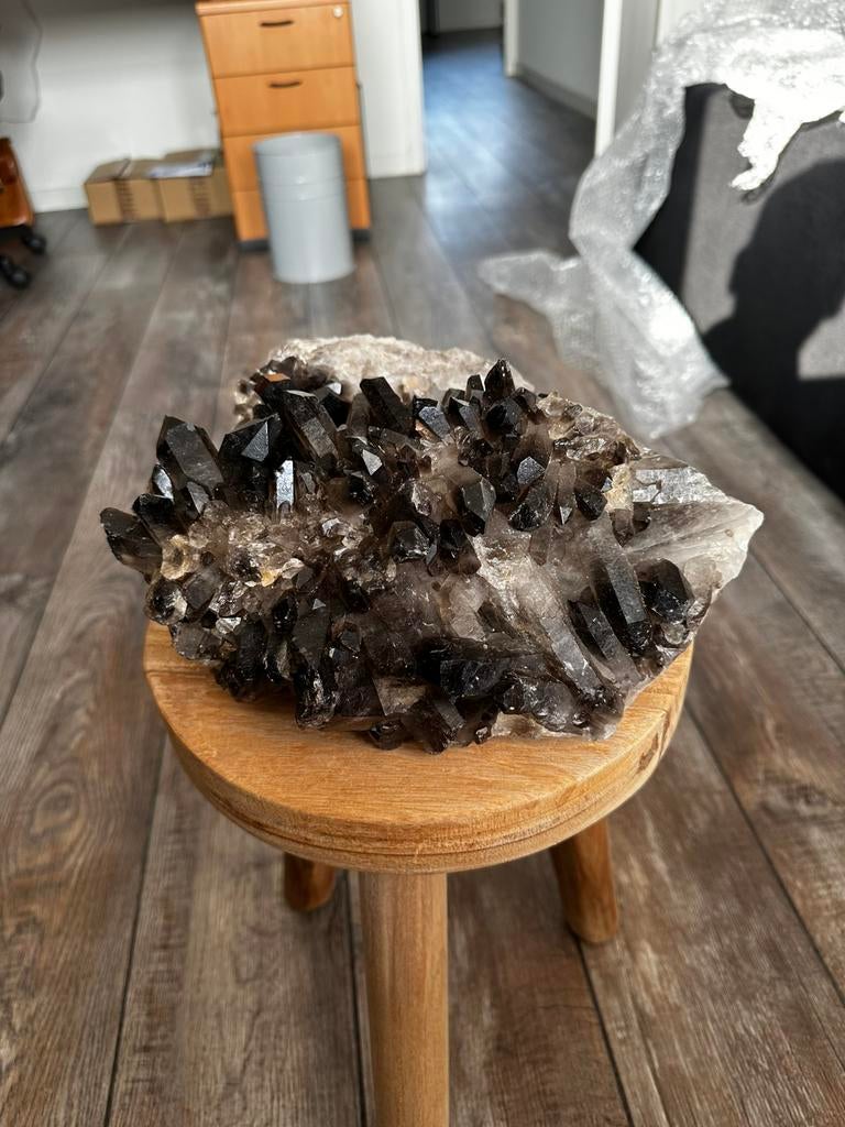 Rookkwarts cluster XL  6.7 kg !!!, Ophalen of Verzenden