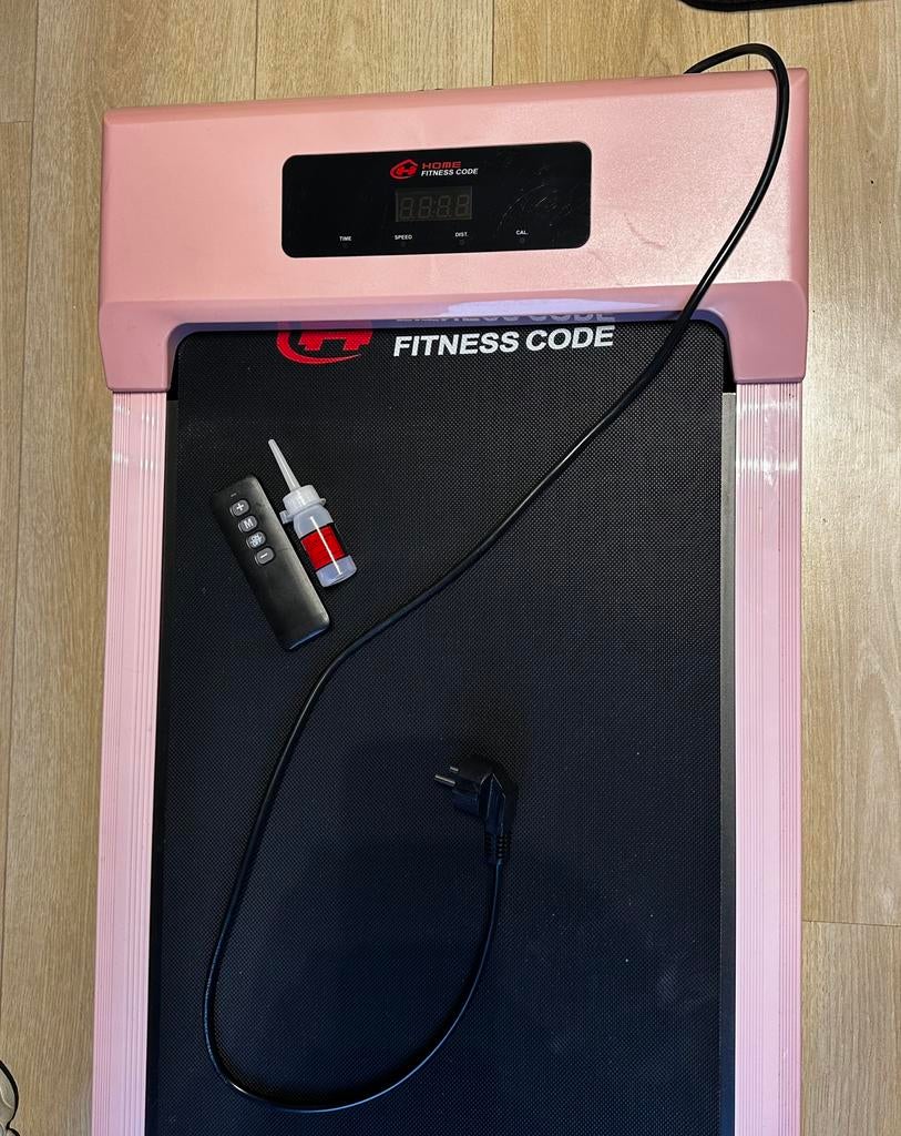 Loopband Homefitnesscode 1-10KM/H Roze, Ophalen, Zo goed als nieuw, Loopband