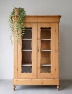 Antieke grenen Biedermeier meidenkast vintage servieskast, Ophalen of Verzenden
