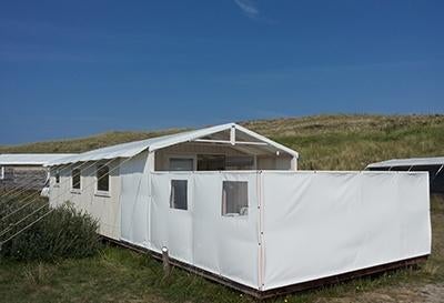tenthuisje Tenthuis Vlieland 2026 meivakantie, Vakantie, Speeltuin, Aan zee, Landelijk