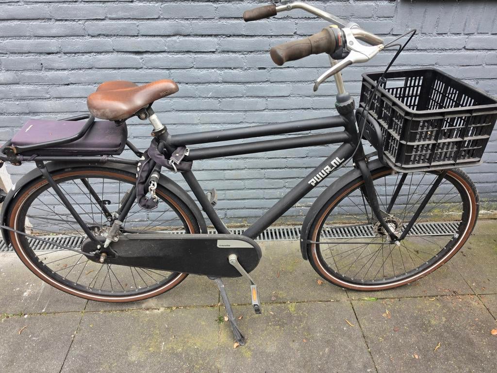 Gazelle Puur NL Transportfiets 28 inch, Ophalen, Terugtraprem, Versnellingen, Zo goed als nieuw