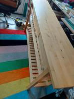 Sidetable van Berkenhout met lades en planken, Huis en Inrichting, Tafels | Sidetables, Ophalen, Gebruikt, 150 tot 200 cm, Overige houtsoorten