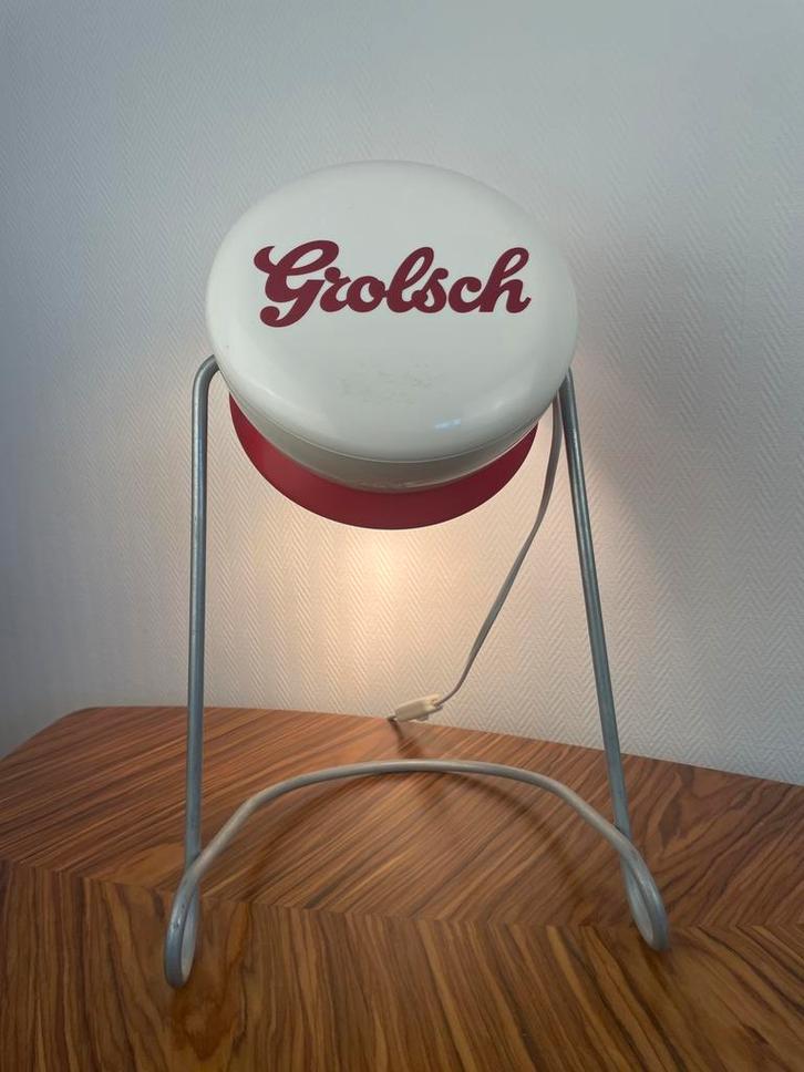 Vintage Grolsch lamp, Verzamelen, Merken en Reclamevoorwerpen, Gebruikt, Lichtbak of (neon) lamp, Ophalen of Verzenden