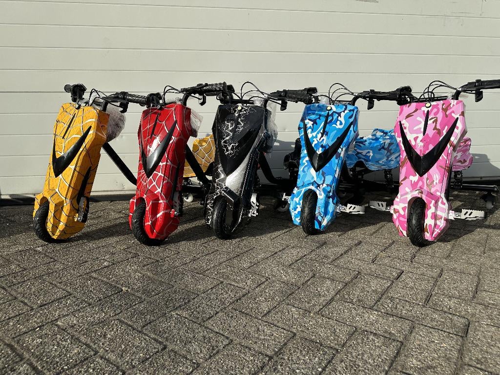Elektrische Drift Trike Kart 250W Bluetooth cadeautip NIEUW, Ophalen of Verzenden, Nieuw