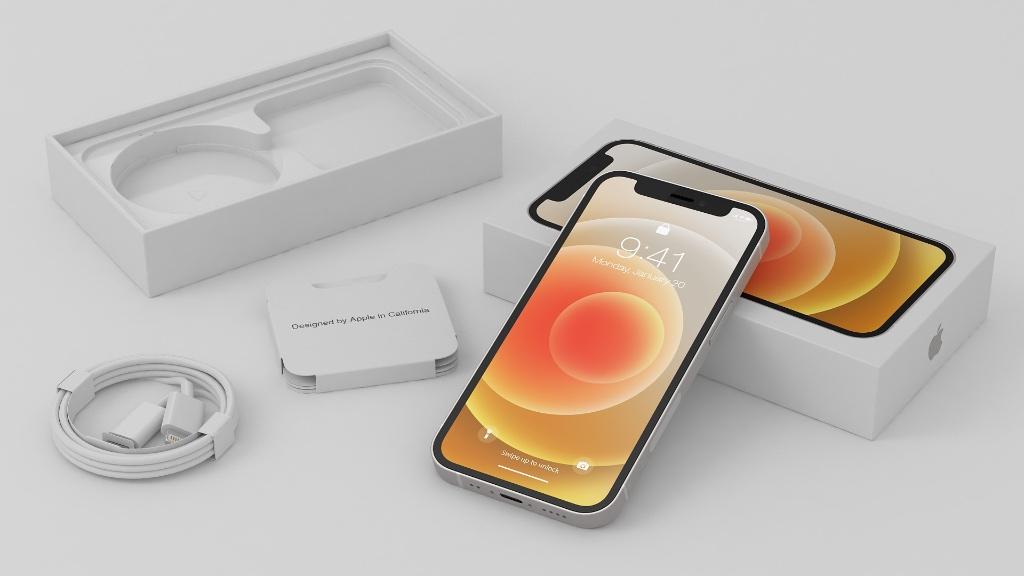 Apple iPhone 12 128 GB WIT nieuwstaat garantie, Ophalen, Zo goed als nieuw, Overige typen, Apple iPhone