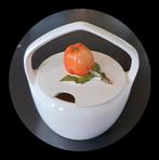 Leuk schaaltje met appel op de deksel RVR porselein, Antiek en Kunst, Ophalen of Verzenden