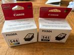 Canon Pixma Inktcartridges: Zwart PG-545 & Kleur CL-546, Ophalen of Verzenden, Nieuw, Cartridge