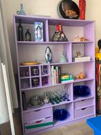 Lila geverfde kast - Nette staat - Rotterdam, Ophalen, Gebruikt, 100 tot 150 cm, Met lade(s)
