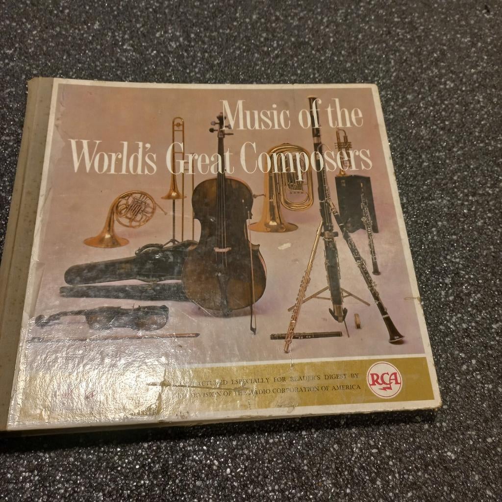 music of the worlds great composers, Gebruikt, Overige typen, Ophalen of Verzenden, 12 inch