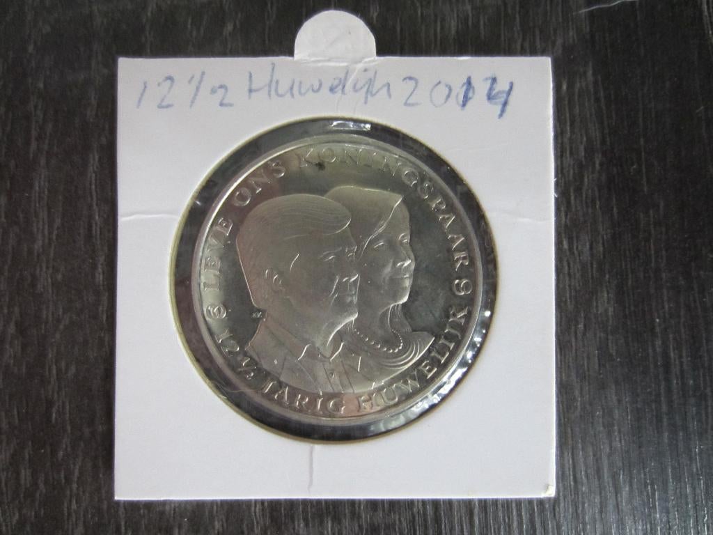 Te Koop  Nederlandse Herdenkingspenningen, Postzegels en Munten, Munten | Nederland, Ophalen of Verzenden, Koningin Beatrix, Overige waardes