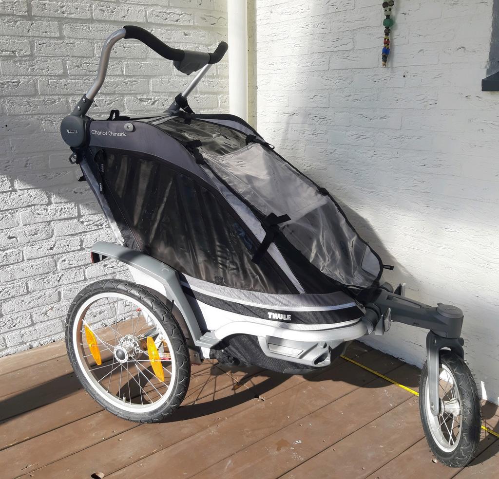 Thule Chariot Chinook Fietskar - Gebruikt, Zeer Goede Staat, Ophalen of Verzenden, Kinderkar, 40 tot 60 kg