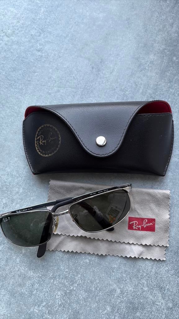 Heren  ray - ban zonnebril, Sieraden, Tassen en Uiterlijk, Zonnebrillen en Brillen | Heren, Zonnebril, Zwart, Ophalen of Verzenden