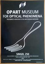 Opart museum poster Amsterdam uit 2011, Rechthoekig Staand, Verzenden, Zo goed als nieuw, A1 t/m A3