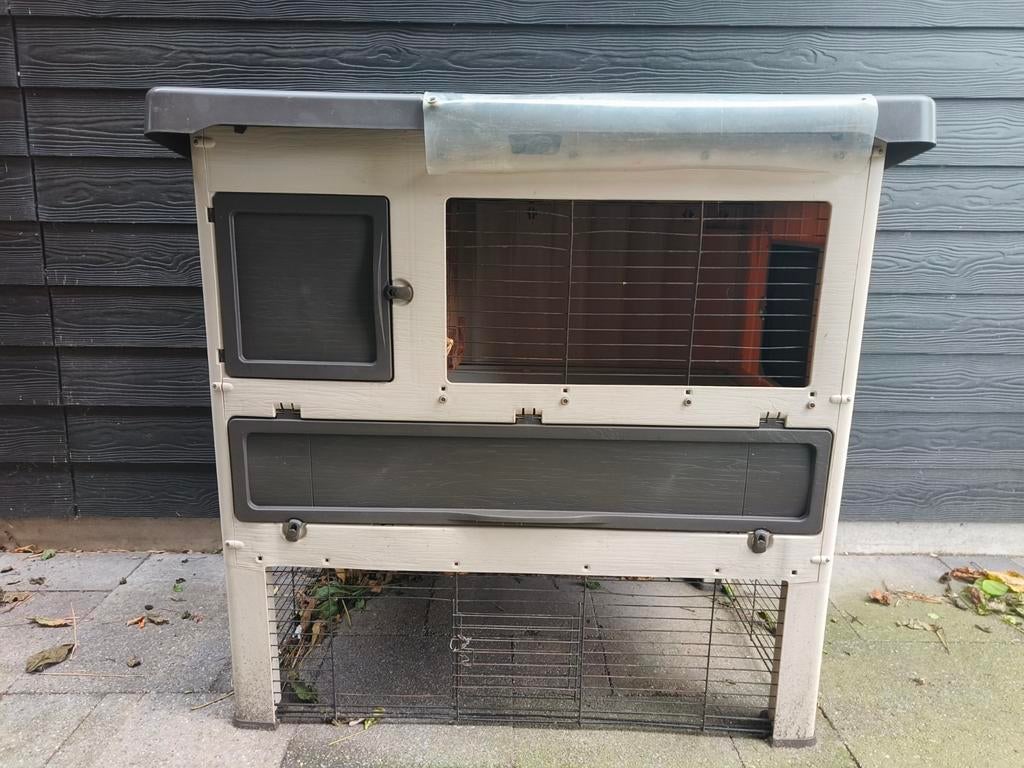 Konijnenhok gratis af te halen, Ophalen, 110 cm of meer, Hok, 90 cm of meer
