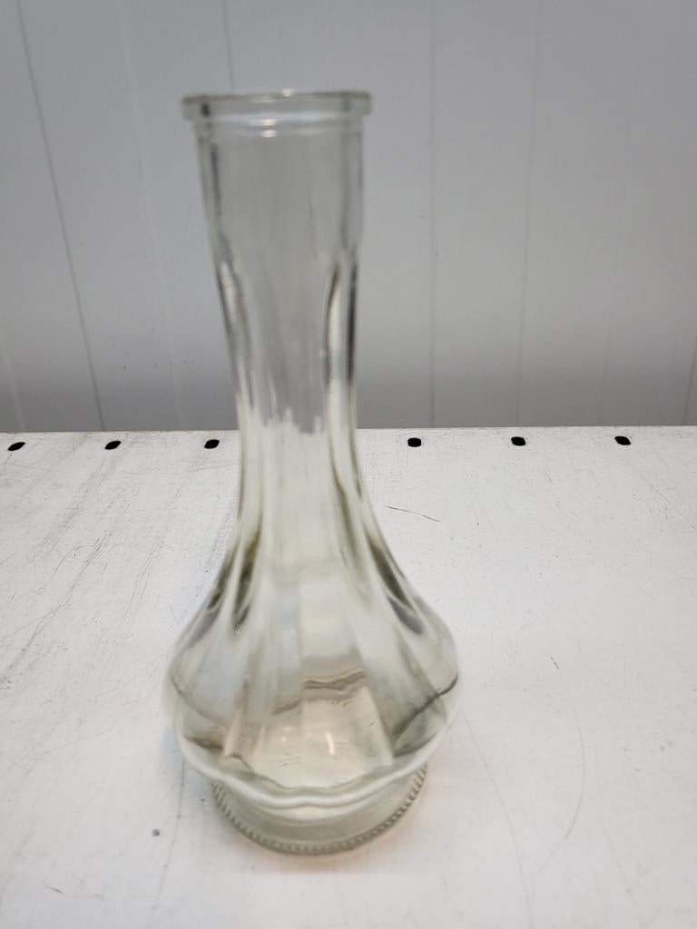 Vintage Glazen Vaas - Elegant en Tijdloos Design, Antiek en Kunst, Antiek | Vazen, Ophalen of Verzenden