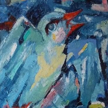 Vogel in Vlucht - Corry Olthof ( Breda 1938 - ), Antiek en Kunst, Ophalen of Verzenden