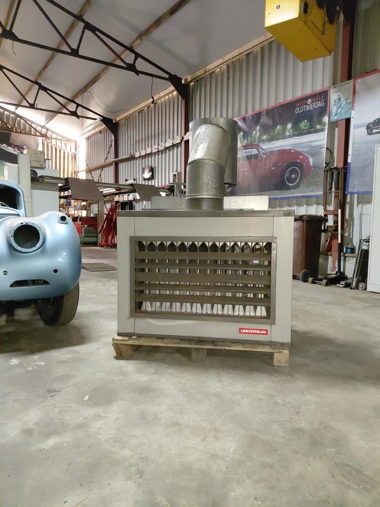 2 Werkplaats kachels / heaters aardgas, Ophalen, 30 tot 80 cm, Gebruikt, Kachel