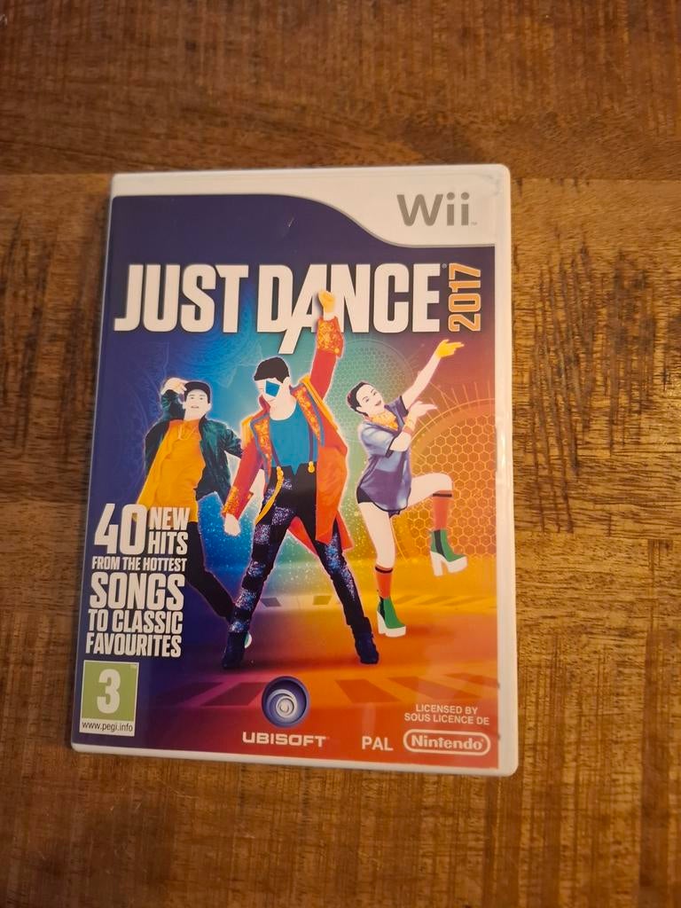 Nintendo wii just dance 2017, Muziek, Ophalen of Verzenden, Zo goed als nieuw, 3 spelers of meer