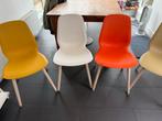 Ikea stoelen in verschillende kleuren, Kunststof, Gebruikt, Overige kleuren, Ophalen of Verzenden