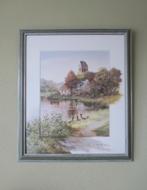 Mooie lijst van Reint Withaar - Lovely day, Ophalen, 50 tot 75 cm, Zo goed als nieuw, Schilderij