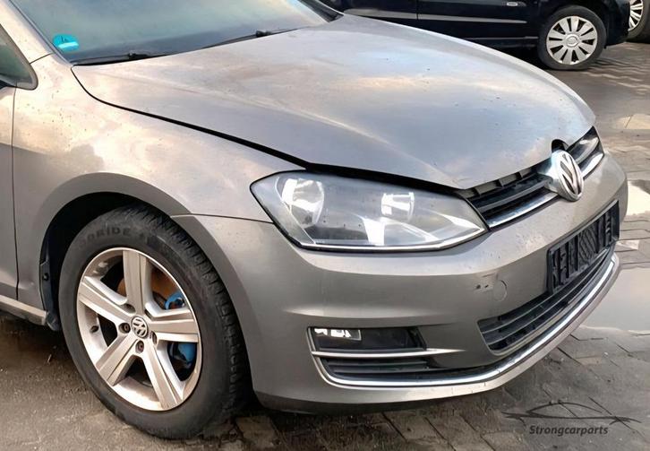 Voorkop VW Golf 7 motorkap koplampen Voorbumper voorschermen, Auto-onderdelen, Carrosserie en Plaatwerk, Bumper, Volkswagen, Gebruikt