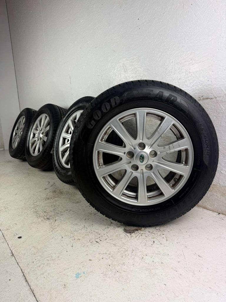 Originele Land Rover Discovery L320 velgen 18" 5x120 zomer, Niet ingevuld, 18 inch, Gebruikt, Banden en Velgen