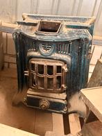 Jugendstil kachel giet ijzer, Ophalen, Gebruikt, Hout, Houtkachel