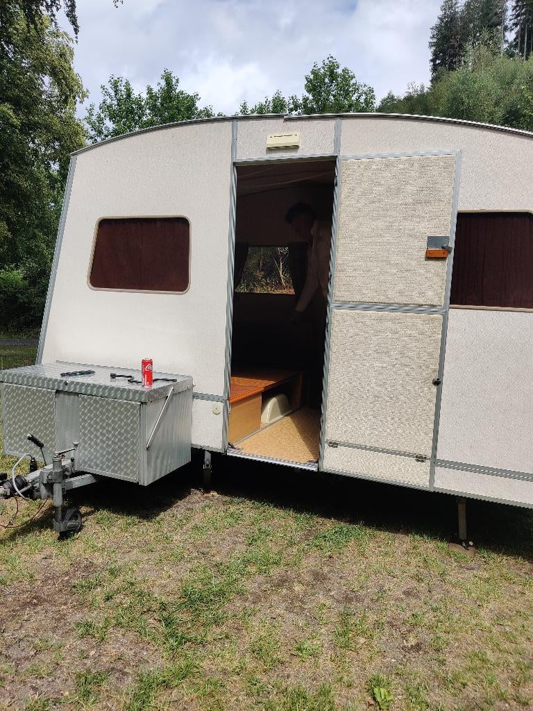 Rapido Confort klapcaravan, Caravans en Kamperen, Caravans, Standaardzit, Dwarsbed, Luifel, Tot en met 4