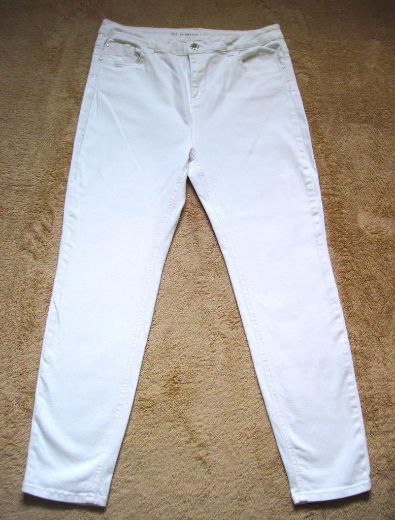 qbr  LEUKE DAMES BROEK van MS MODE Maat:L/XL, Wit, Maat 46/48 (XL) of groter, Ophalen of Verzenden, Zo goed als nieuw