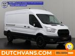 Ford Transit 2.0TDCi 170PK L3H2 Trail | Leder | Navigatie |, Auto's, Bestelauto's, Lederen bekleding, Gebruikt, Zwart, Wit