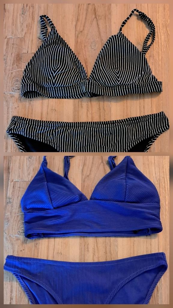 2 leuke Hema bikini's, Blauw, Ophalen of Verzenden, Zo goed als nieuw, Bikini