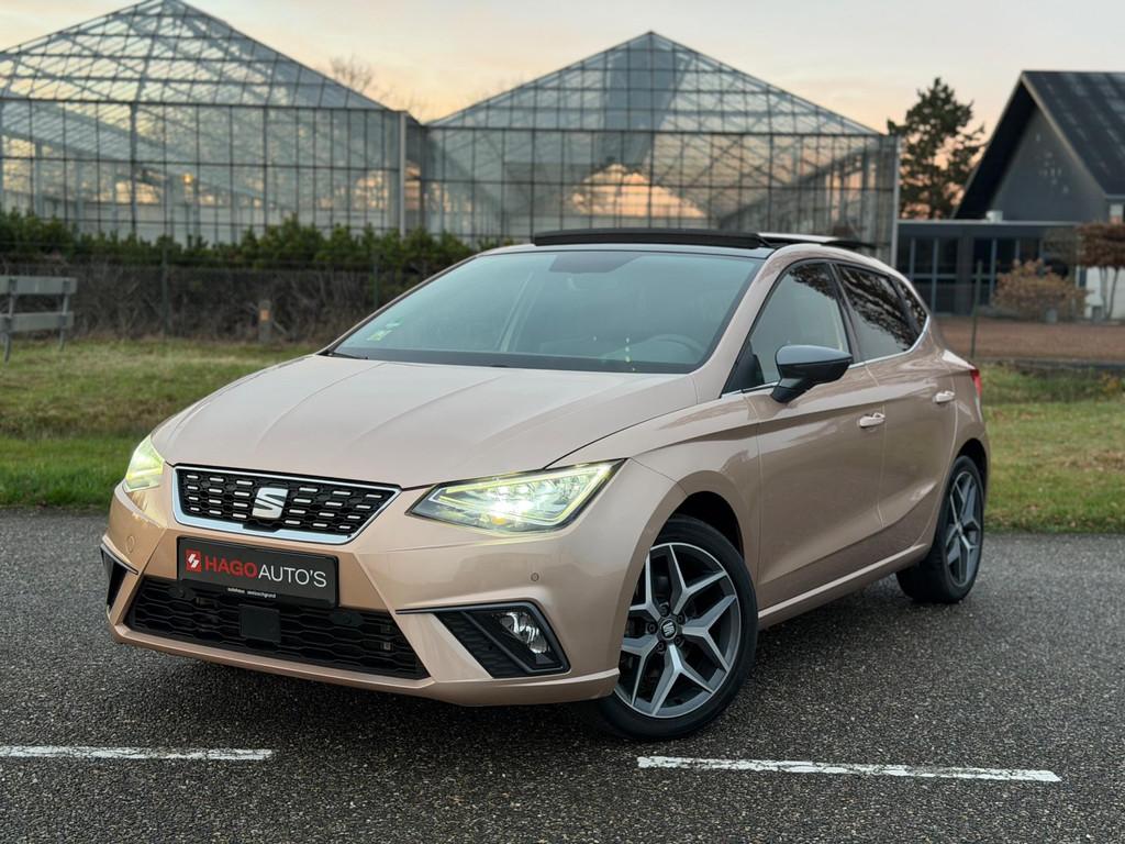 Seat Ibiza 1.0 TSI Xcellence DSG/LED/PANO/BEATS/CARPLAY/DCC/, Gebruikt, 1072 kg, Ibiza, Origineel Nederlands