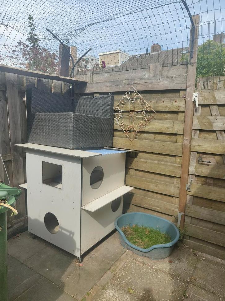 Kattenvilla buitenverblijf kat, Dieren en Toebehoren, Katten-accessoires, Ophalen