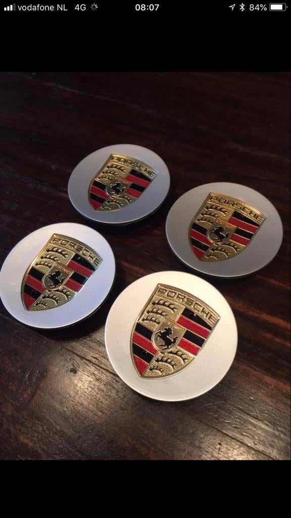 Porsche naafdoppen., Ophalen of Verzenden, Nieuw