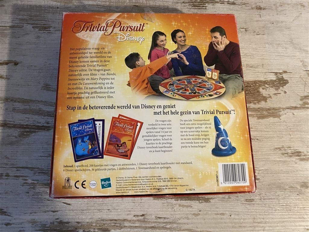 Trivial Pursuit disney editie Parker [s548], Hobby en Vrije tijd, Gezelschapsspellen | Bordspellen, Ophalen of Verzenden, Zo goed als nieuw