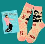 ELVIS PRESLEY SOKKEN + VERJAARDAGS KAART ELVIS PRESLEY, Ophalen of Verzenden, Nieuw